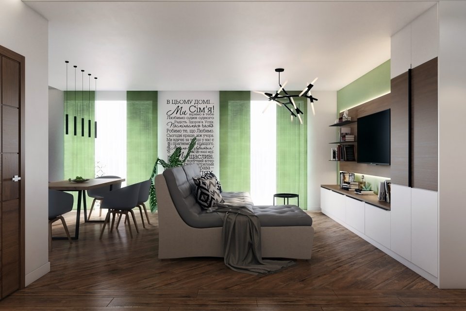Дизайн интерьера квартиры в ЖК Липинка