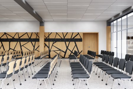 Interior design of the conference hall