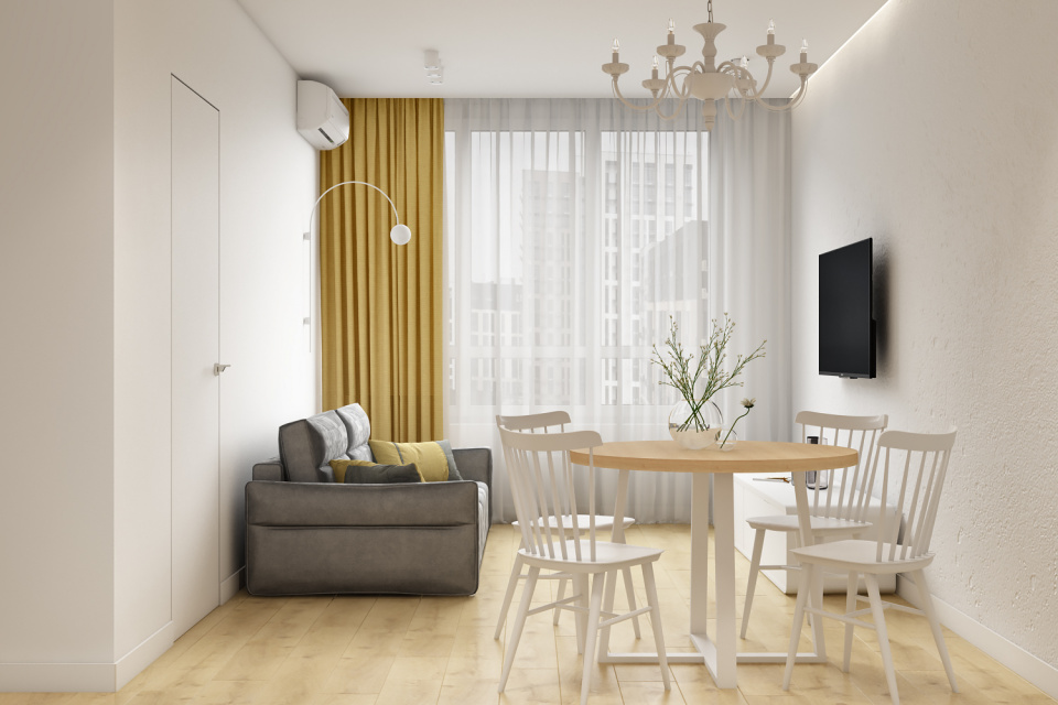 Design project of an apartment in the residential complex Fayna Town