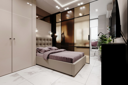 Дизайн 1-кімнатної квартири в ЖК Каховська