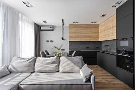 Реализация дизайна 2-комнатной квартиры ЖК Seven (Фото)
