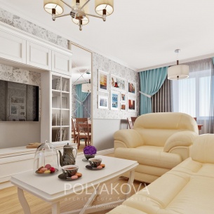 Дизайн трехкомнатной квартиры г.Москва, фото 11