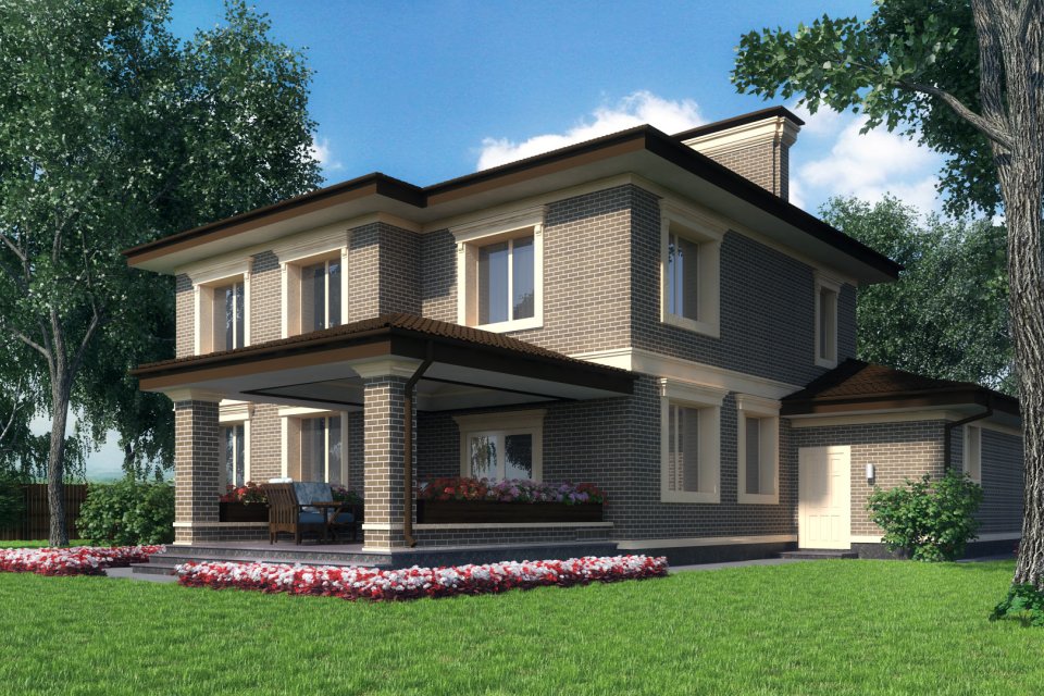 Проект 2-этажного дома в г.Борисполь